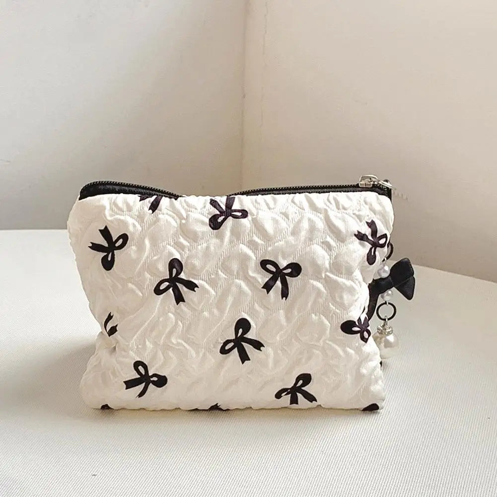 Sweetheart Bow Cosmetic Bag