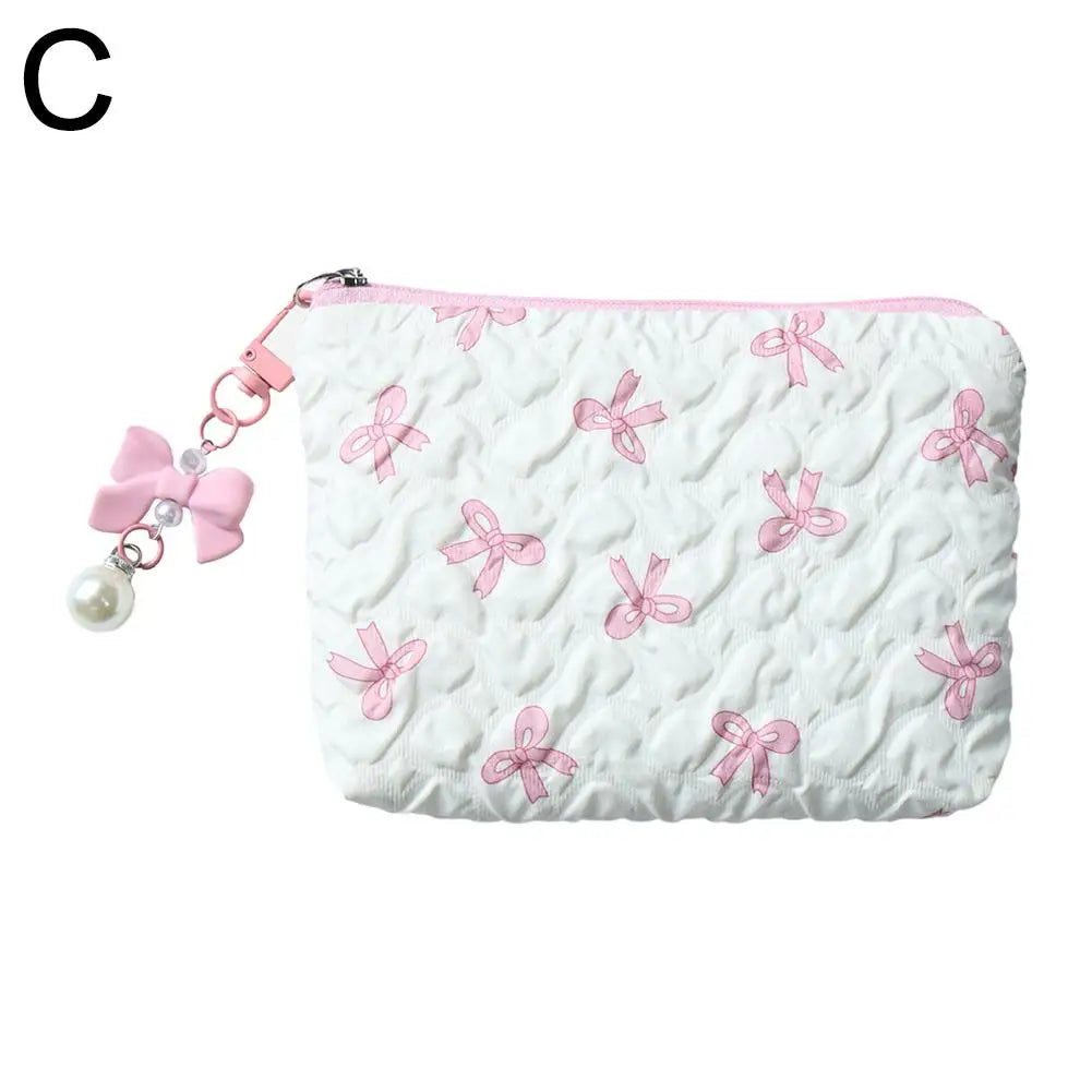 Sweetheart Bow Cosmetic Bag