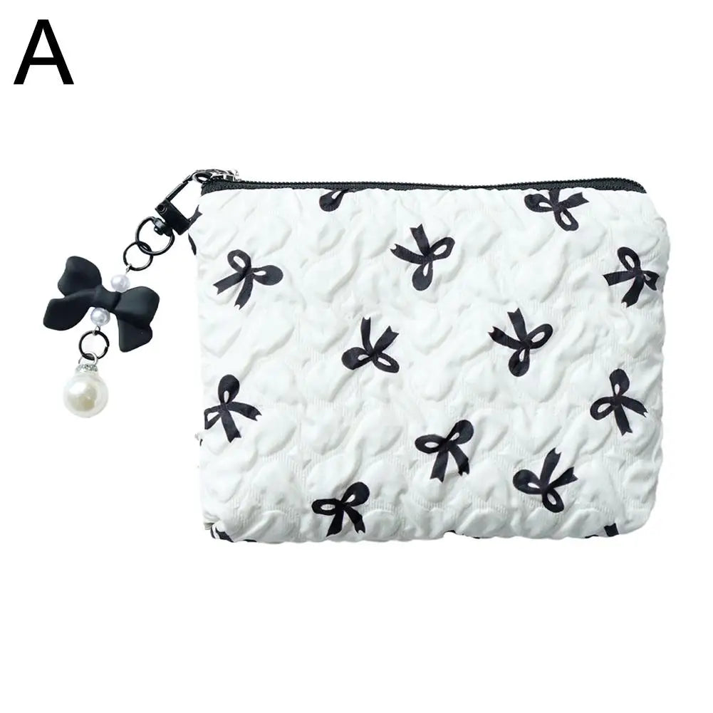 Sweetheart Bow Cosmetic Bag