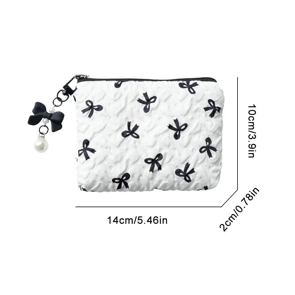 Sweetheart Bow Cosmetic Bag