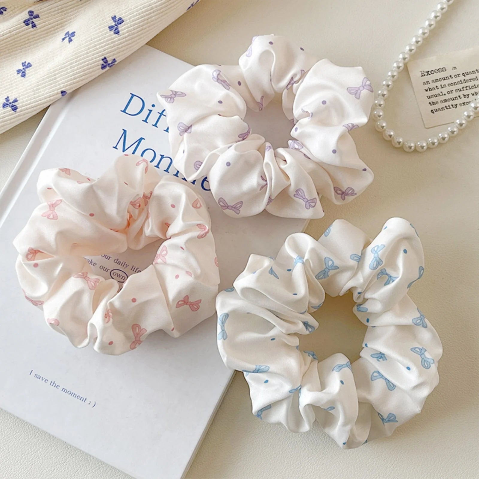 Satin Cloud Scrunchie
