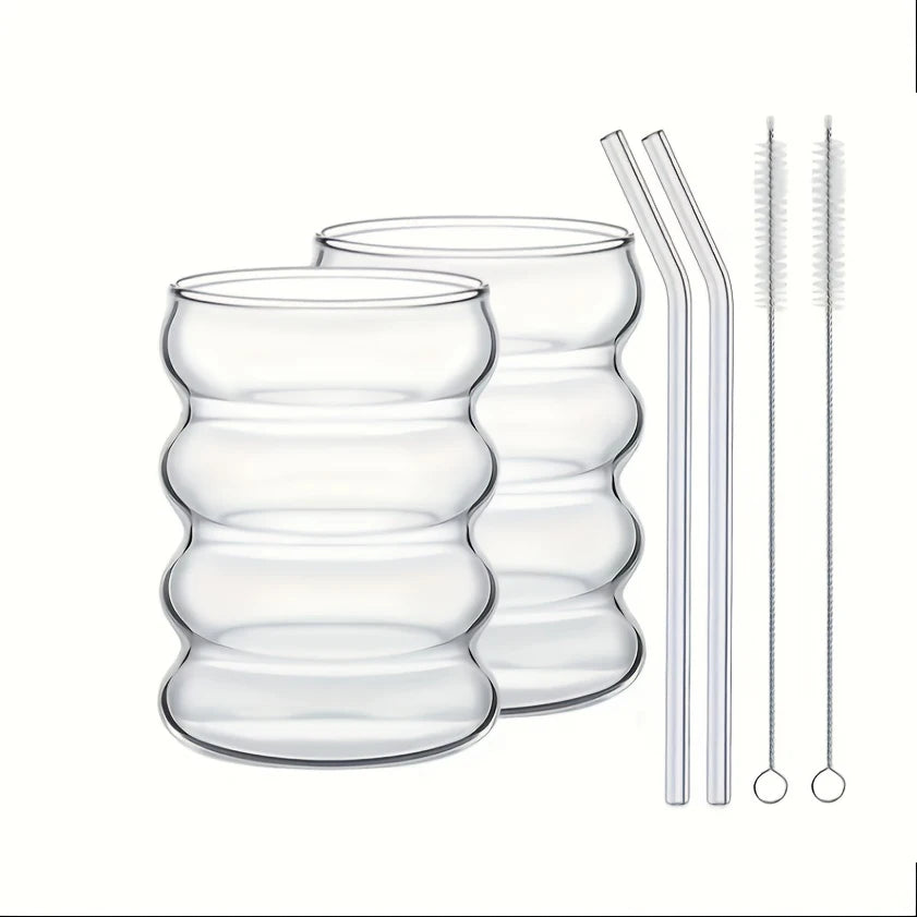 Cozy Coffee Glass Set